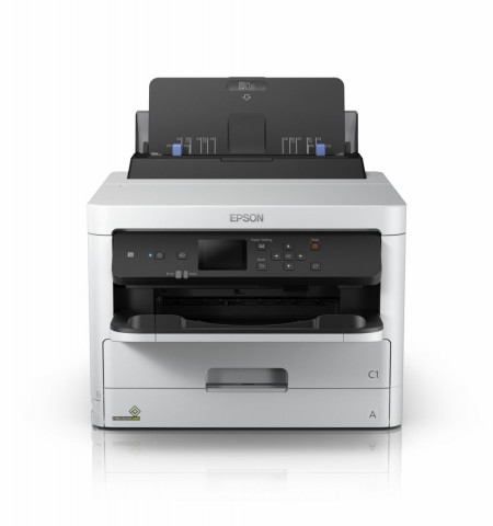 Imprimanta inkjet mono Epson WorkForce Pro WF-M5299DW , dimensiune A4 (Printare),duplex, viteza 34ppm, rezolutie 1200 x 2400 dpi, alimentare hartie 330 coli, , volum lunar printare: 45.000 pagini, Display LCD 6.1cm Interfață: WiFi, USB, Wi-Fi Direct,