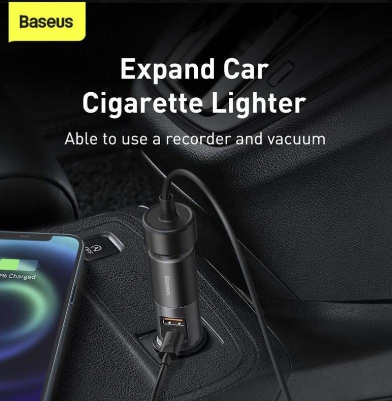 Incarcator auto Baseus Share Together, 1 x USB Output 5V/3A, 1 x USB Type-C max 5V/3A si 1 x bricheta auto 60W, total output 120W, pt. bricheta auto, gri - Img 10