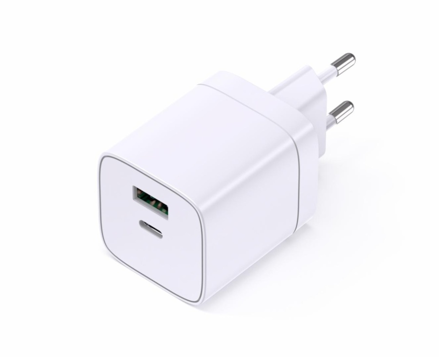INCARCATOR SERIOUX 45W USB-C &amp; USB-A de perete, USB-C: 5V/3A, 9V/3A, 12V/3A, 15V/3A, 20V/2,25A (45W) PPS: 3,3-11V/4,05A (45W), USB-A: 5V/3A, 9V/2A, 12V/1,5A (18W) USB-C+USB-A: 30W+12W=42W max. - Img 4