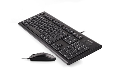 Kit tastatura + mouse A4tech KR-8520D, cu fir, negru - Img 6