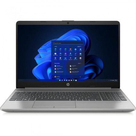 Laptop HP 250 G9 cu procesor Intel Core i7-1255U 10-Core ( 1.7GHz, up to 4.7GHz, 12MB), 15.6 inch FHD, Intel Iris Xe Graphics, 8GB DDR4, SSD, 512GB PCIe NVMe, Free DOS, Asteroid Silver