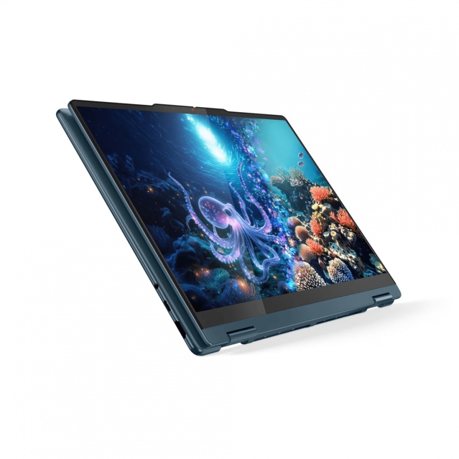 Laptop Lenovo Yoga 7 2-in-1 14AKP10, 14" 2.8K WQXGA+ (2880x1800) OLED 1100nits (peak) / 500nits (typical) Glossy / Anti-fingerprint, 100% DCI-P3, 120Hz, Dolby Vision®, TÜV Low Blue Light, DisplayHDR™ True Black 1000, Glass, Touch, AMD Ryzen™ AI 7 350 (8C - Img 2
