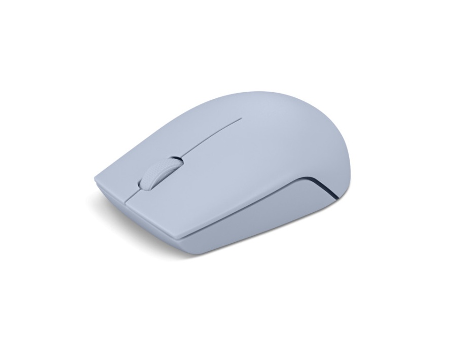 Lenovo 300 Wireless Compact Mouse Frost Blue, Tip: Standard, Rezolutie (dpi): 1000 dpi, Butoane/rotite, 3, Interfata mouse/ Tehnologie: Wireless, Interfata receiver, dongle USB 2.4GHz, Culoare: Albastru, Dimensiune (mm): 97.91 x 57.99 x 32.53 mm, - Img 3