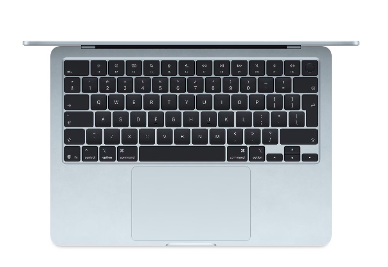 MacBook Air 13.6" Retina/Apple M4 (CPU 10-core, GPU 10-core, Neural Engine16-core)/16GB/512GB - Sky Blue - INT KB (2025) 35W USB‑C - Img 2