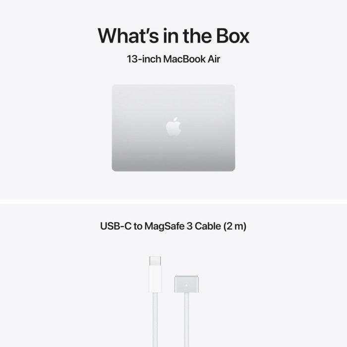 MacBook Air 13.6" Retina/Apple M5 (CPU 10-core, GPU 10-core, NeuralEngine16-core)/16GB/1TB - Silver - INT KB (No Adapter) - 2026 - Img 3