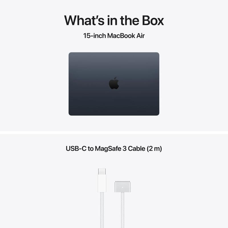 MacBook Air 15.3" Retina/Apple M5 (CPU 10-core, GPU 10-core, NeuralEngine16-core)/32GB/512GB - Midnight - US English KB (No Adapter) - 2026 (CTO from MDVH4RO/A) - Img 4