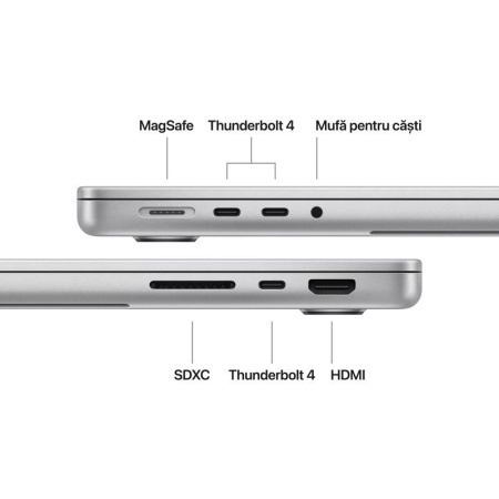 MacBook Pro 14.2"/Apple M5 (CPU 10-core, GPU 10-core, Neural Engine 16-core)/16GB/1TB - Silver - INT KB (No Adapter) - 2025 - Img 8