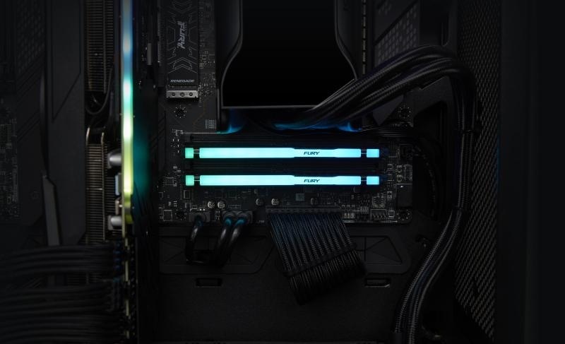 Memorie KINGSTON 32GB DDR5 6000MHz CL30 Dual Channel Kit FURY Beast RGB - Img 7