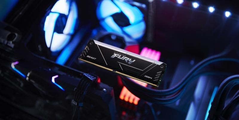 Memorie RAM Kingston DDR4 32GB 3200Mhz CL16 1.35V Dual Channel Kit Fury Beast Black RGB XMP - Img 11
