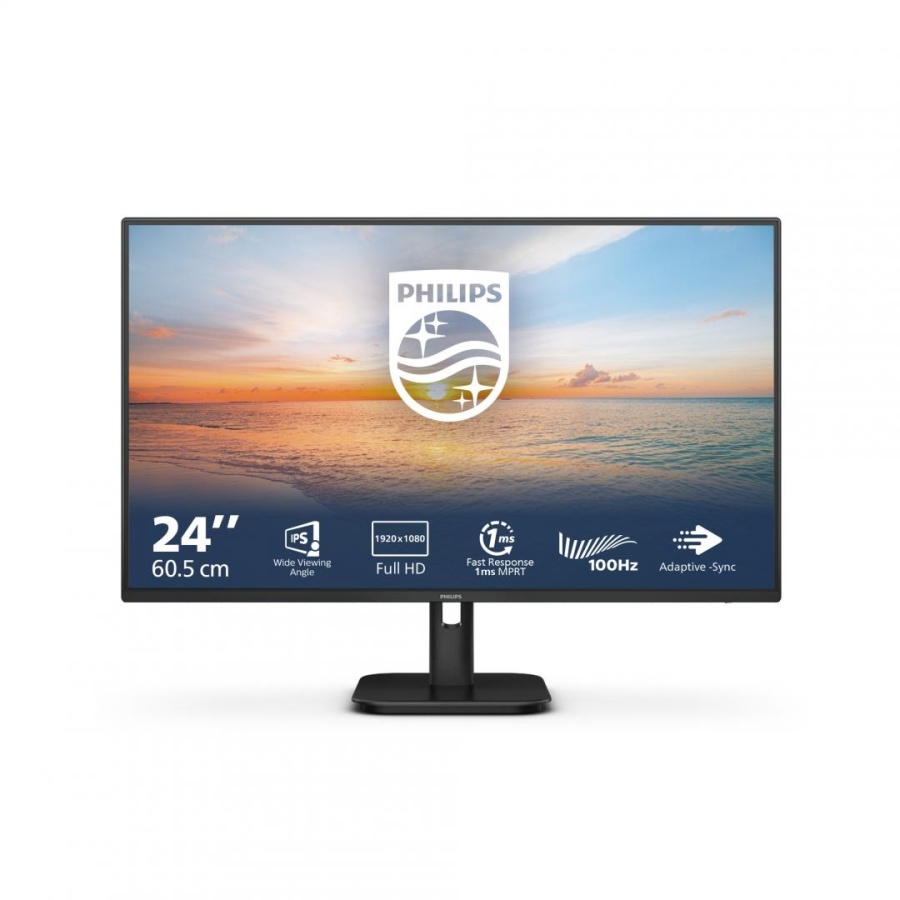 Monitor Philips 23.8" 24E1N1100A/00, Diagonal (inch): 23.8, Diagonal (cm): 60.5, Aspect ratio: 16:9, Panel: IPS, Resolution: 1920x1080, Refresh Rate: 100Hz, Response time GtG: 4ms, Response time MPRT: 1ms, Brightness (max): 250 cd/㎡, Contrast (static) : - Img 19
