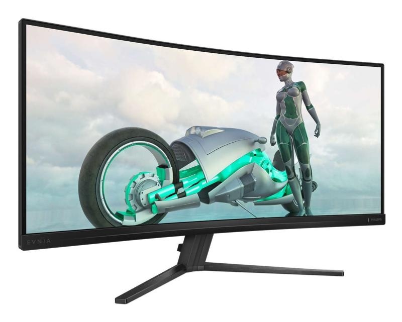 Monitor Philips 34" 34M2C3500L/00, Curvature: 1500R, Diagonal (inch): 34, Aspect ratio: 21:9, Panel: VA, Resolution: 3840x2160, Refresh Rate: 180Hz, Response time GtG: 1ms, Response time MPRT: 0.5ms, Contrast (static) : 4000:1, Contrast (dynamic): Mega - Img 2