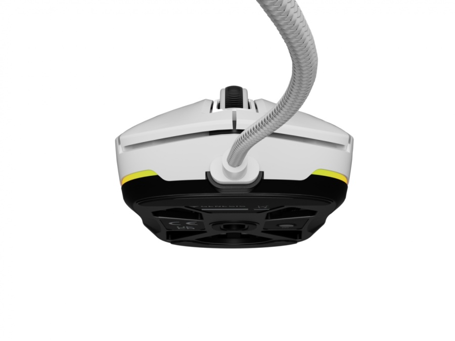 Mouse gaming cu fir Gensesis Krypton 660, interfata USB, 12000 DPI, 6 butoane, iluminare RGB, alb - Img 13