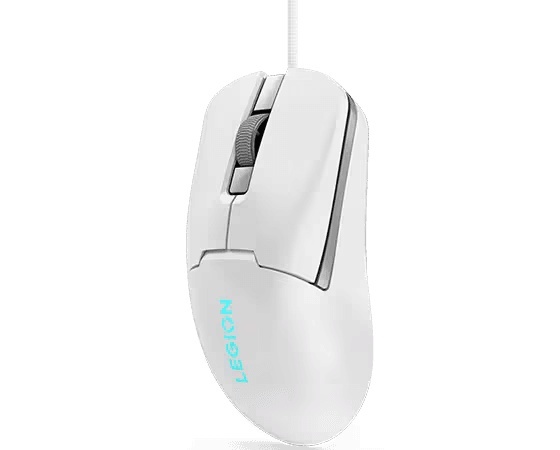 Mouse gaming Lenovo Legion M300s, Iluminare RGB, 8k DPI, Sensor Pixart, Glacier White - Img 9