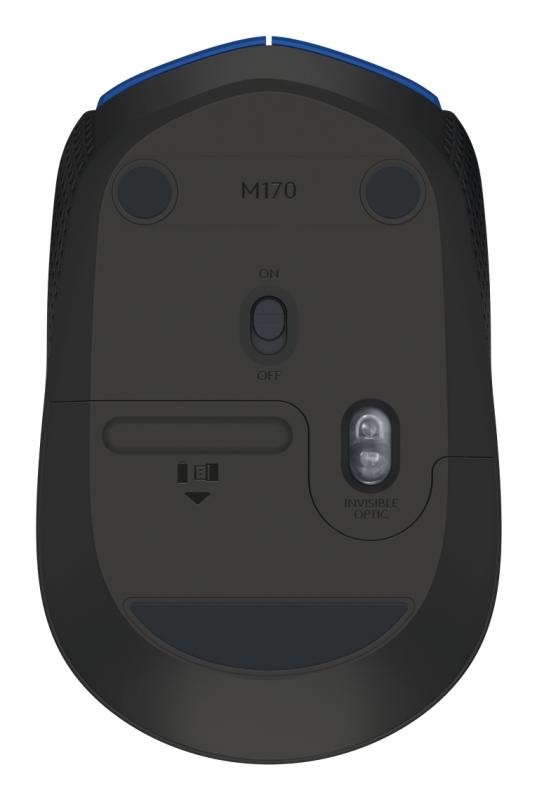 Mouse Logitech M171, wireless, rezolutie 1000 DPI, albastru - Img 5