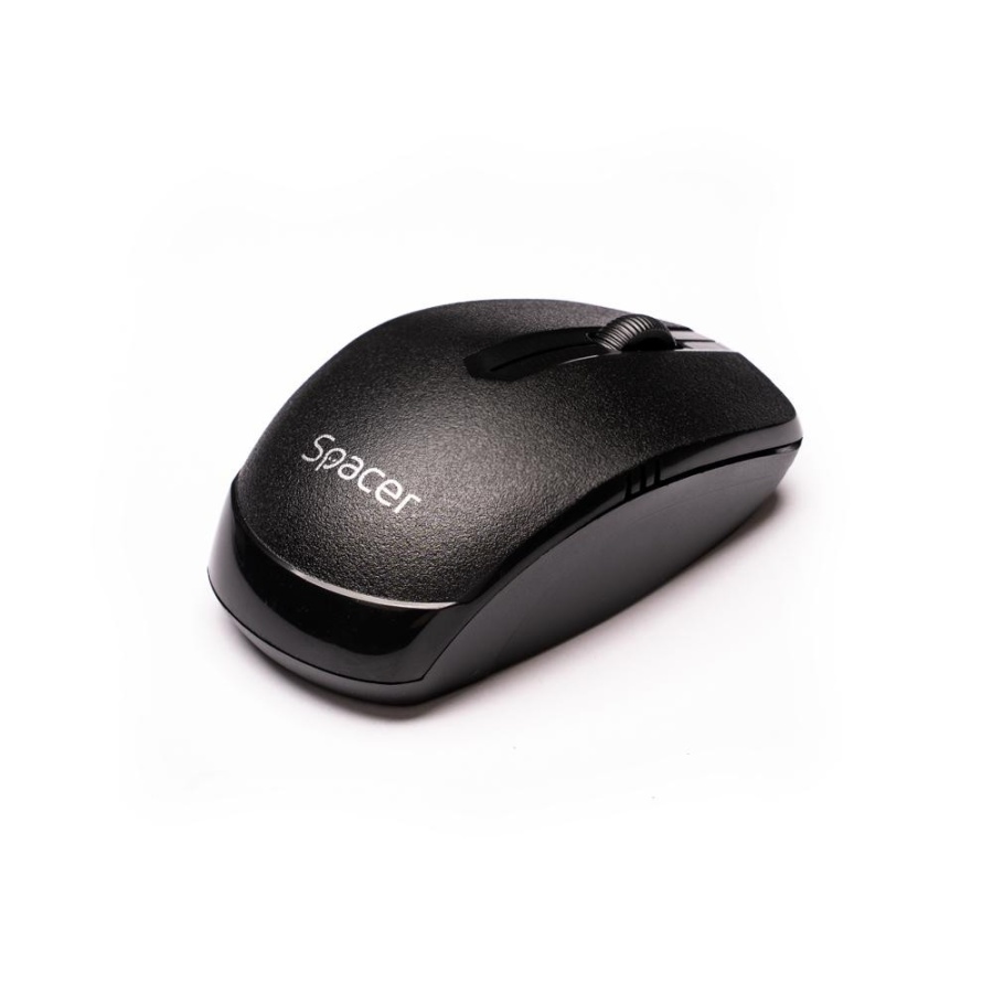 MOUSE Spacer, PC sau NB, fara fir, USB 2.4 GHz, optic, 1000 dpi, butoane/scroll 3/1, negru, SPMO-161 - Img 3