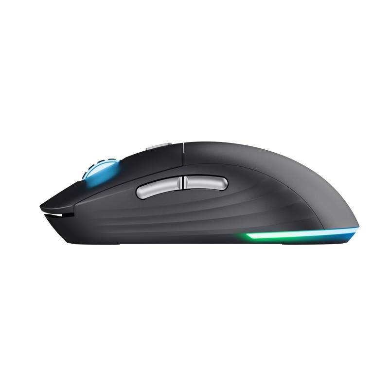 Mouse Trust GXT980 REDEX wireless, USB 2.0, rezolutie maxima 10000 DPI, 6 butoane, iluminare full RGB , negru - Img 4