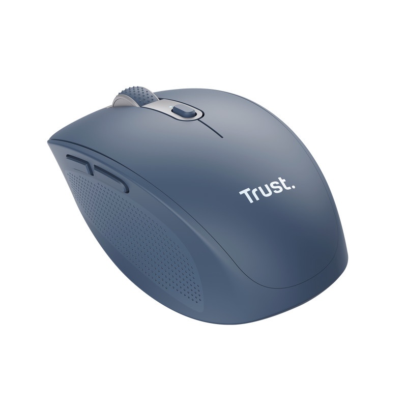 Mouse Trust Ozaa compact, rezolutie maxima 3200 DPI, interfata USB-A, USB-C, albastru - Img 2