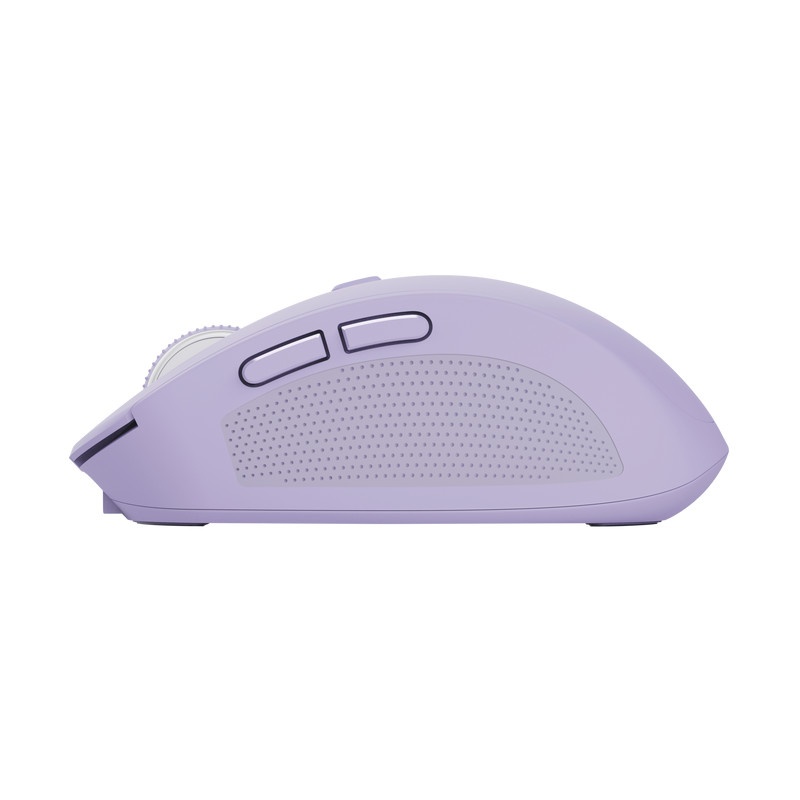 Mouse Trust Ozaa compact, rezolutie maxima 3200 DPI, interfata USB-A, USB-C, mov - Img 4