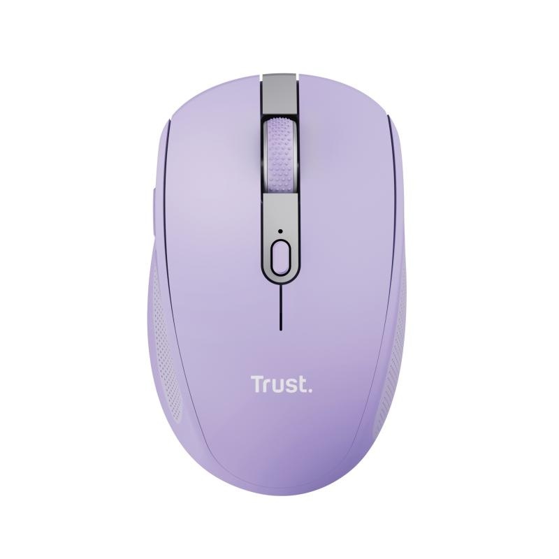 Mouse Trust Ozaa compact, rezolutie maxima 3200 DPI, interfata USB-A, USB-C, mov - Img 8
