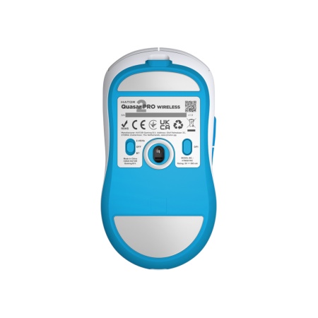 Mouse wireless Hator Quasar 2 Pro, conectivitate 2.4GHz, bluetooth si USB, polling rate pana la 1000Hz, senzor PixArt 3395, rezolutie maxima 26000 DPI, capacitate baterie 600 mAh, durata de viata baterie in modul wireless pana la 100 ore, timp incarcare - Img 3
