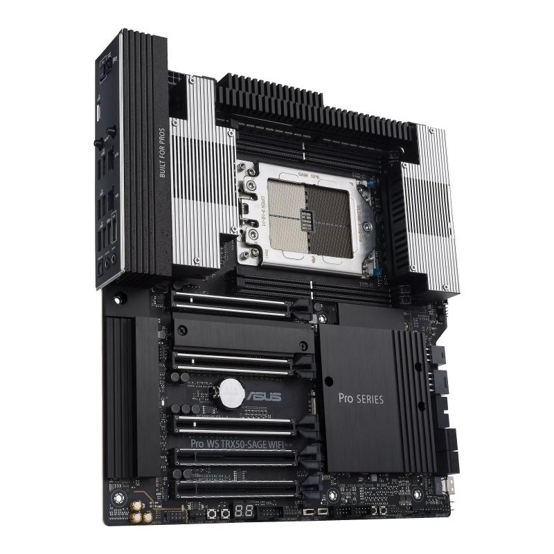 Placa de Baza ASUS PRO WS TRX50 SAGE WIFI 4x DDR5, 5x PCIE x16, 3x M.2, 4x SATA 6gb/s - Img 4