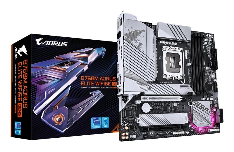 Placa de bază Gigabyte B760M AORUS ELITE WIFI6E GEN5 LGA1700 - Img 2