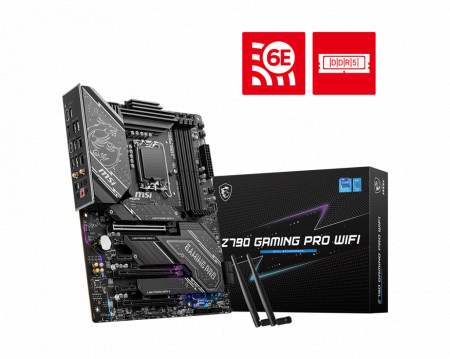 Placa de baza MSI Z790 GAMING PRO WIFI LGA1700, 4xDDR5, 1xHDMI, 3xPCIE x16 2xPCIE x1, 3xM.2, 4xSATA 6gb/s
