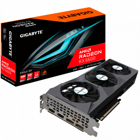 Placa video GIGABYTE Radeon RX 6600 EAGLE 8GB GDDR6 128-bit