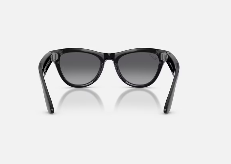 RayBan Meta SKYLER High Bridge Fit - Shinny Black - Graphite Gen2 - Img 4