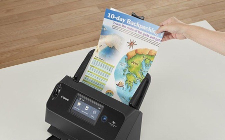 Scanner Canon DR-S130, dimensiune A4, tip sheetfed, viteza scanare: 30ppm alb-negru si color, duplex, rezolutie optica 600dpi, ADF 60 coli, senzor CIS, software: ISIS / TWAIN Driver (Windows 8.1 / 10. Windows Server 2012 R2 /2016 / 2019) CaptureOnTouch - Img 8