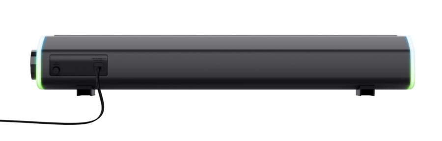 Soundbar Trust GXT 620 Axon, puetere (RMS) 6W, frecventa 20 Hz - 20.000 Hz, audio input 3.5mm (1.4m), iluminare RGB, alimentare prin USB, negru - Img 6