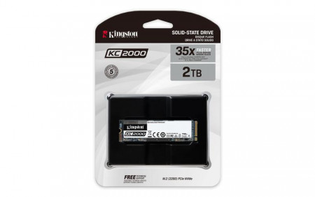 SSD Kingston KC2000, 2TB, NVMe, M.2 2280