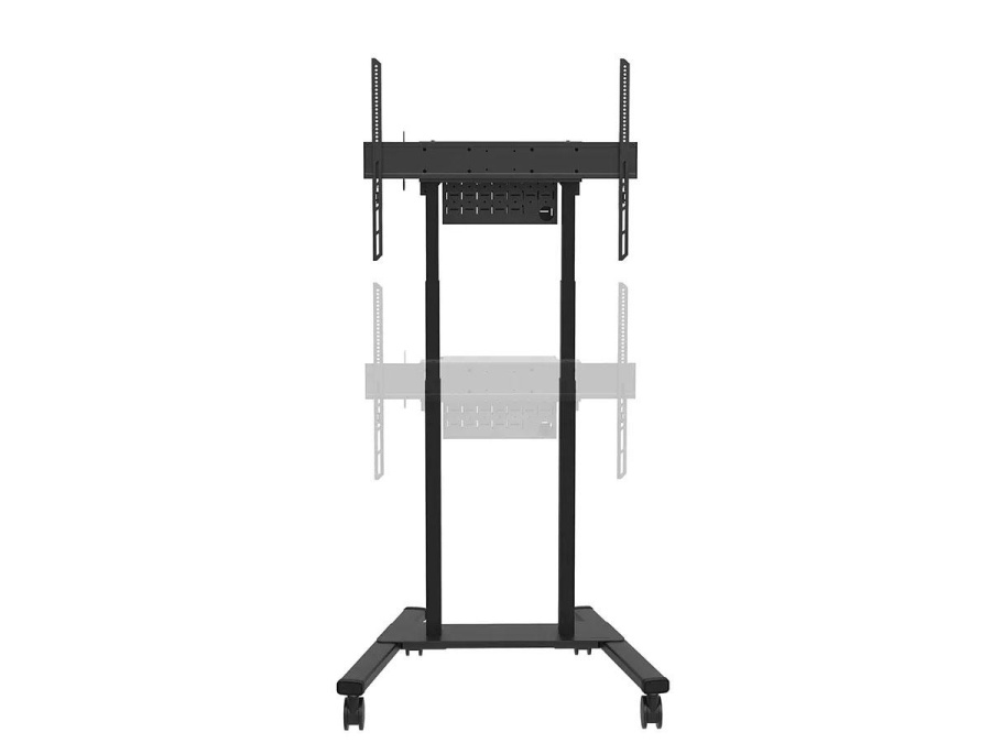Stand mobil motorizat Neomounts by Newstar, 37"-100", 110 kg, VESA 800x600, negru - Img 2
