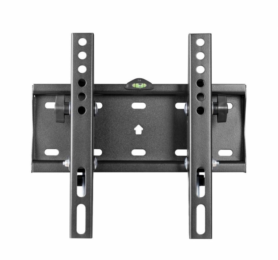 Suport de perete Akai cu inclinatie +12/-12°, diagonala display 23"-42", VESA min. 75x75, VESA max. 200x200, suporta pana la 30kg, distanta fata de perete 53mm, negru - Img 2