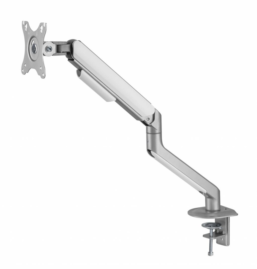 Suport monitor Serioux MM63-C012, compatibilitate dimensiune ecran 17"-32", greutate maximă suportata: (per ecran): 2~9kg, VESA: 75x75, 100x100, inclinare: +55°~-55°, pivotare: +90°~-90°, rotația ecranului: + 180°~-180°, instalare: clemă, grommet - Img 4