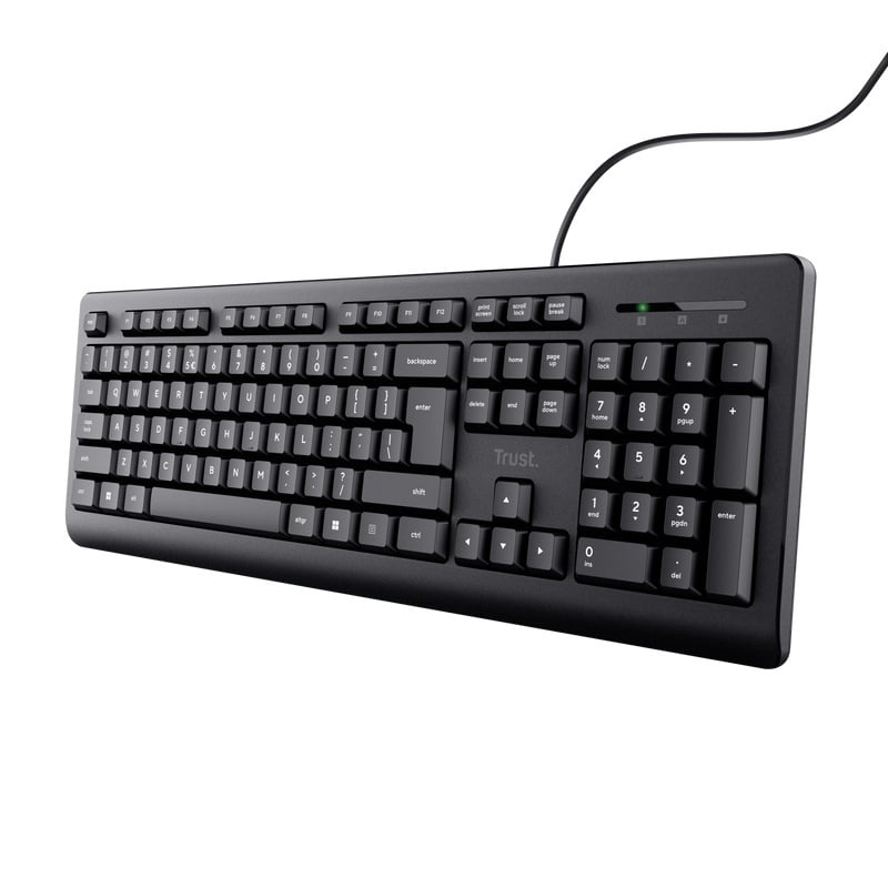 Tastatura cu fir Trust, negru - Img 2
