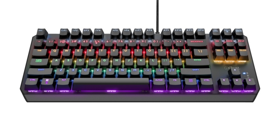 Tastatura Trust GXT834 Callaz Tenkeyless cu fir mecanica, negru - Img 2