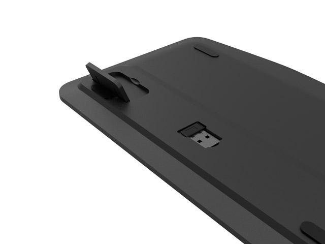 Tastatura wireless Natec TURBOT 2, material taste ABS, numar taste 90, mecanism taste X-Scissors, toucpad pentru smart TV inclus, negru - Img 6
