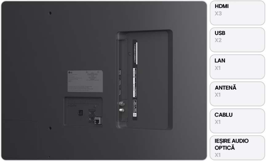 Televizor LG NanoCell 55NANO80A3B, 139 cm, Smart, 4K Ultra HD, Clasa G (Model 2025) - Img 6