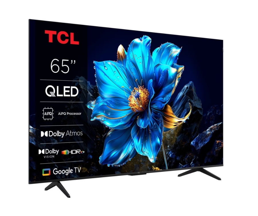 Televizor TCL QLED 65P7K, 164 cm, Smart Google TV, 4K, Clasa F - Img 2