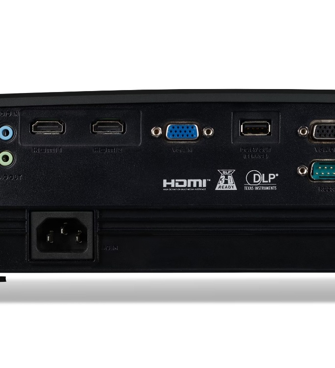 Videoproiector Acer X1229, XGA 1024* 768, up to WUXGA 1920*1200, 4.800 lumeni, 4:3/ 16:9, 20.000:1, dimensiune maxima imagine 300'', distanta maxima de proiectie 12m, boxa 3W, lampa 5.000 ore/ 20.000 ore ExtremEco, 2.4 kg, D-sub, composite video, 2*HDMI, - Img 2