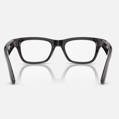 23 Ray-Ban Meta Blayzer Optics Gen 2 AI Glasses Shiny Transparent Black/Demo RW7001 8526 54 - Img 4