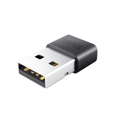 Adaptor Bluetooth Trust Myna 5.4, viteza maxima transfer 0375 MB/s, negru