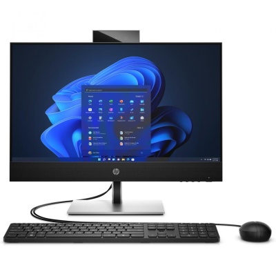 All-in-One Business HP ProOne 440 G9 cu procesor Intel Core i7-14700T pana la 5.2GHz, 24", Full HD, IPS, 16GB DDR5, 512GB M.2 NVMe, Intel UHD Graphics, FreeDos, Negru