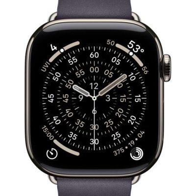 Apple Watch 42mm Midnight Purple Modern Buckle - Medium