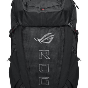 ASUS ROG Archer ErgoAir. Backpack type: Gaming backpack, Product main colour: Black, Coloration: Pattern. Width: 350 mm, Depth: 210 mm, Height: 540 mm. Material: EVA (Ethylene Vinyl Acetate), Lycra, Nylon