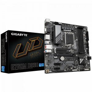 B760M DS3H DDR5 (rev. 1.0) LGA1700 4 x DDR5 DIMM sockets supporting up to 128 GB (32 GB single DIMM capacity) of system memory 1 x D-Sub port, supporting a maximum resolution of 1920x1200@60 Hz 1 x HDMI port, supporting a maximum resolution of