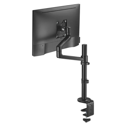 Brat monitor Neomounts DS60-425BL1; pentru display-uri cu diagonale 17"-27", sistem de prindere VESA 75x75~100x100, greutate maxima suportata 8kg, tilt +90°, -30°, swivel +90°, -90°, rotate +360°, distanta fata de perete 128-459mm; inaltime reglabila - Img 2