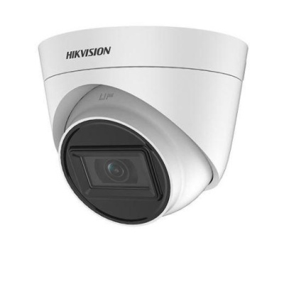 Camera supraveghere Hikvision Turbo HD turret DS-2CE78H0T-IT3FS(2.8mm), 5MP, microfon audio incorporat, senzor: 5 MP CMOS, rezolutie: 2560× 1944 @20fps, 4MP@30fps, 4MP@25fps, 1080P@30fps, 1080P@25fps, iluminare: 0.01 Lux@(F1.2, AGC ON), 0 Lux cu IR,