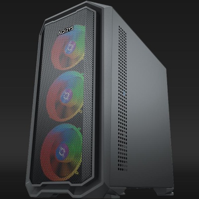 Carcasa AQIRYS WEZEN, RGB, Mid Tower, Black